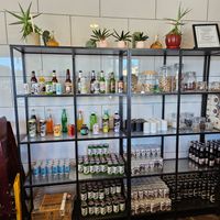 Some of Beverage options at Mason's Dumpling Shop in Aurora