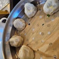 Steamed dumplings 😋 vegan at Mason's Dumpling Shop in Aurora