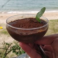 Avocado chocolate mousse at Breeze in Koh Tao