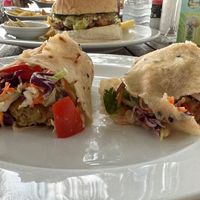 Falafel wrap at Breeze in Koh Tao