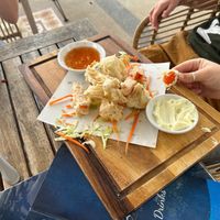 Veggie tempura at Breeze in Koh Tao