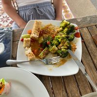 Spicy broccoli and tofu at Breeze in Koh Tao