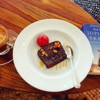 Orange chocolate cake 🍫✨ at Breeze in Koh Tao