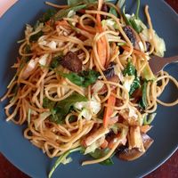 Vegan noodles. Very nice 🙂 at Tibet Kitchen in Katoomba