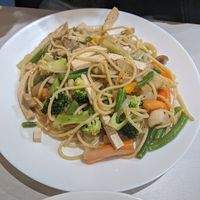 Yummy fried noodles at Tibet Kitchen in Katoomba