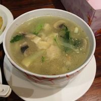 Handmade noodle soup - vegan   at Tibet Kitchen in Katoomba