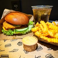 Big Veganski w/ Cajun fries   at VINCENT - Schönhauser Allee Arcaden in Berlin