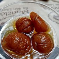 Castañas en almíbar at Moncloa de San Lazaro in Cacabelos