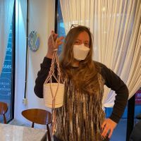 Finished product!   Another lovely day at Vegan&Beyond!  at Vegan & Beyond in Seoul