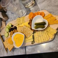 Cheese platter - excellent! at Vegan & Beyond in Seoul