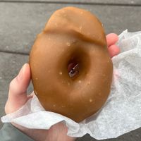 Maple donut was amazing!!  at Freddy Donuts in Fredericksburg
