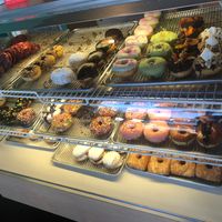 Amazing selection of both vegan and non-vegan doughnuts, staff is very knowledgeable about ingredients and always happy to help you find what you’re looking for!  at Freddy Donuts in Fredericksburg
