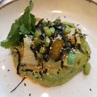 Avocado hummus at Holi Yoga & Cafe in Moscow