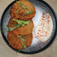 Sweet potato biscuits at Holi Yoga & Cafe in Moscow