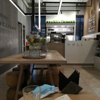 Interior at Holi Yoga & Cafe in Moscow