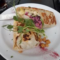 Falafel wrap at IBA.TU Bistro in Vysoke Tatry
