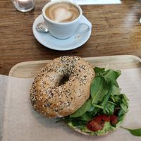 Avocado bagel at De Juf in Middelburg