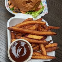 Super Smash Bros (single) and Kumara Fries at Wise Boys Burgers - Auckland CBD in Auckland
