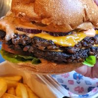 Triple Super Smash 🔥💚 at Wise Boys Burgers - Auckland CBD in Auckland