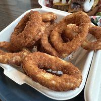 Onion rings   at Wise Boys Burgers - Auckland CBD in Auckland