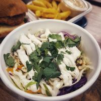 Fresh cole slaw at Wise Boys Burgers - Auckland CBD in Auckland
