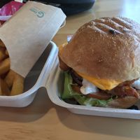 Burger Fries #Veganuary at Wise Boys Burgers - Auckland CBD in Auckland