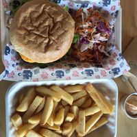 Peace Burgers #Veganuary at Wise Boys Burgers - Auckland CBD in Auckland