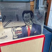 By appointment of His Majesty, the King 👑   at Wise Boys Burgers - Auckland CBD in Auckland