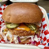 Spicy Buffalo Chick'n  at Wise Boys Burgers - Auckland CBD in Auckland