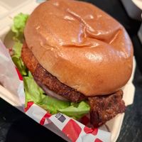 Chicken burger at Wise Boys Burgers - Auckland CBD in Auckland