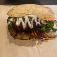 Chicken sandwich at Tart Bakery - Queen St in Auckland