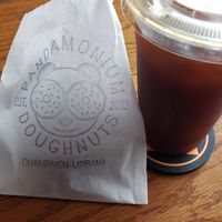 at Pandamonium Doughnuts in Champaign