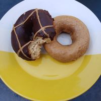  at Pandamonium Doughnuts in Champaign