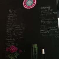 Drinks menu at AleBabeczka Kawiarnia in Kielce