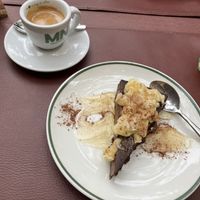 raw chocolate pie  at Green&Burger - Biocenter in Barcelona