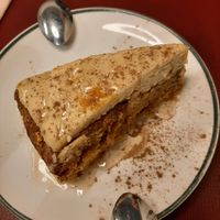 Carrot cake at Green&Burger - Biocenter in Barcelona