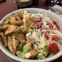 Caesar Salad (vegetarian)  at Green&Burger in Barcelona
