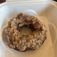 Perfect pear doughnut  at Grounds & Greens Cafe in White Rock