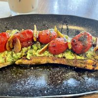 Tom+avo toastini   at Grounds & Greens Cafe in White Rock