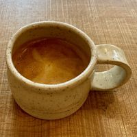 Cortado  at Grounds & Greens Cafe in White Rock