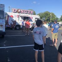 Truck at Sandy Pony Donuts in Chincoteague