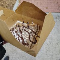 Vegan nutella crepe at Froglanders in Carlsbad