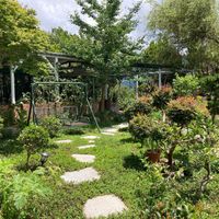 Garden area outside at Shān Shuǐ Yuán 水緣蔬食民宿 in Ren Ai