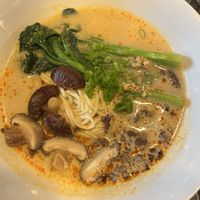 Tantamen Ramen with Impossible Meat  at Chi in Vancouver