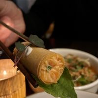 Salmon cigars  at Chi in Vancouver