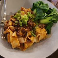 Dan dan Pappardelle at Chi in Vancouver