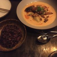 Yellow curry at Chi in Vancouver