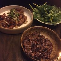 Sticky beef at Chi in Vancouver