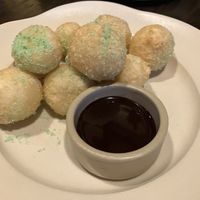 Mochi doughnuts   at Chi in Vancouver