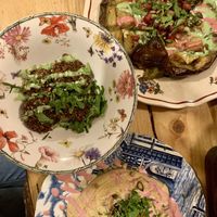 Falafel, Aubergine & Hummus   at La Cantine de Sam in Paris